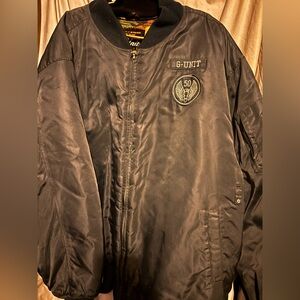 G-Unit Gorilla Unit Special OPs 50 cent Men's Black Bomber Jacket